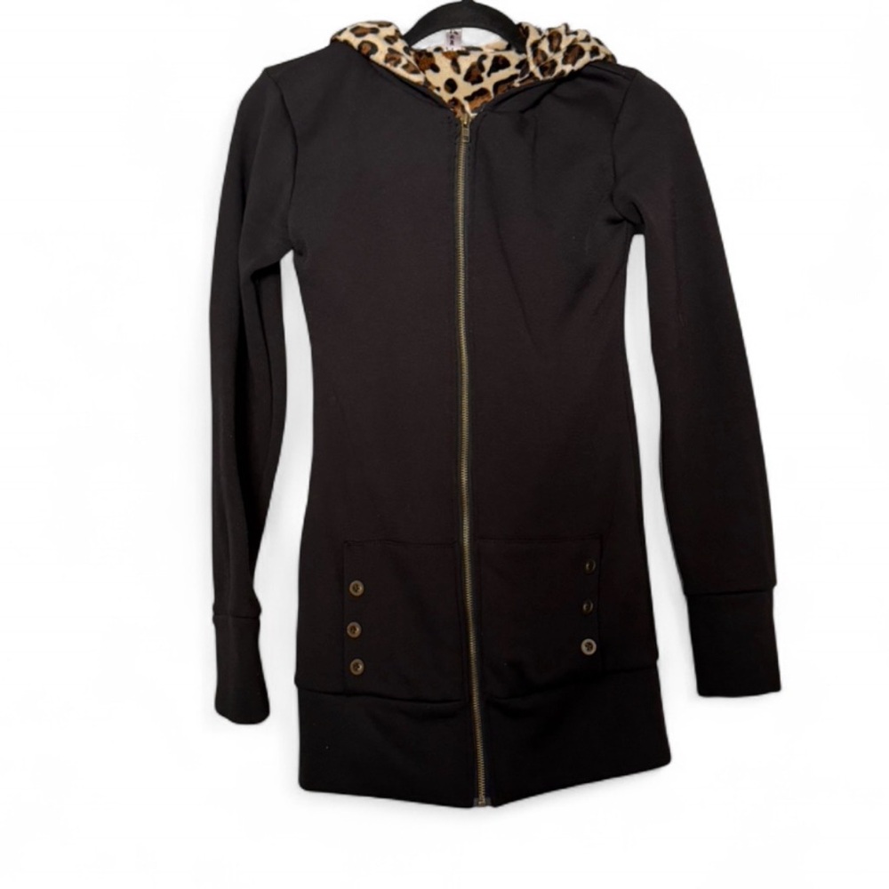 5/$15 - Kulun Women’s Black Zip Jacket - Picture 3 of 5
